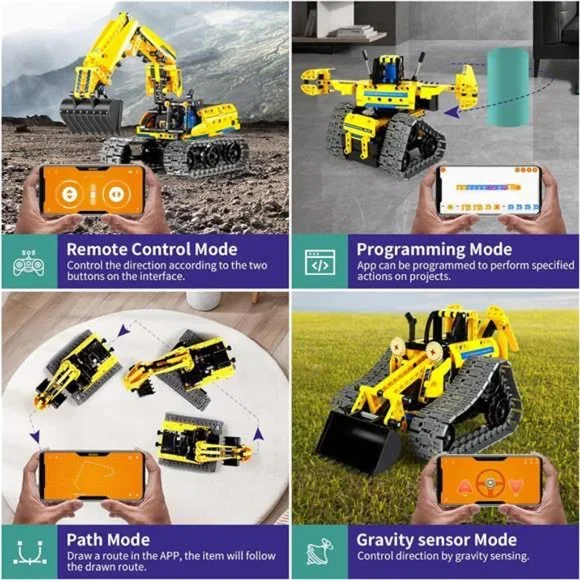 STEM Toy Building Sets for Kids Ages 8-12, 5-in-1 Remote & APP (430 Pcs)